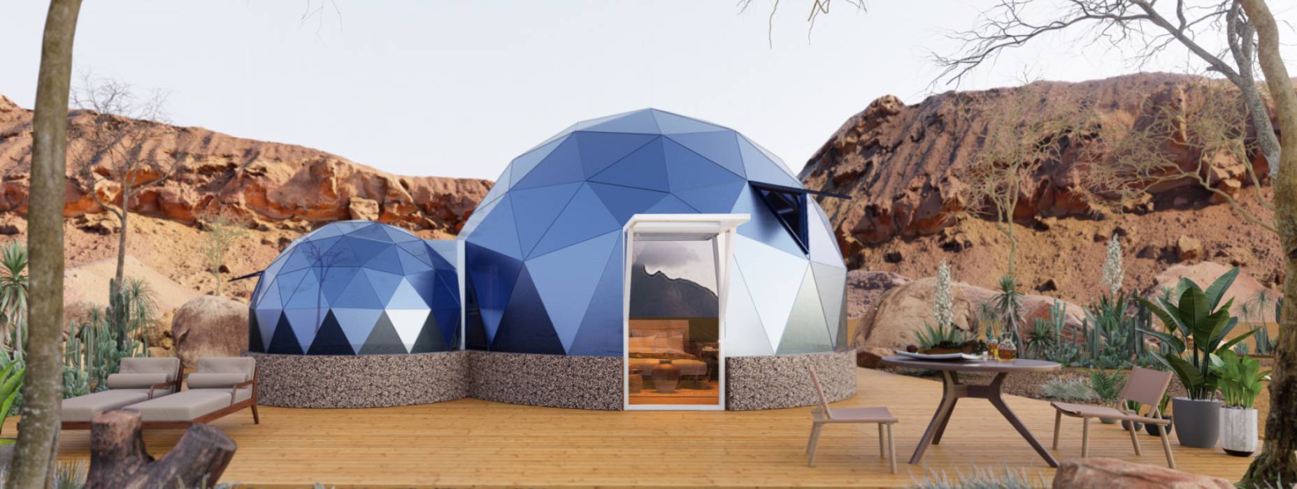 稷山县球形智能光伏玻璃星空房